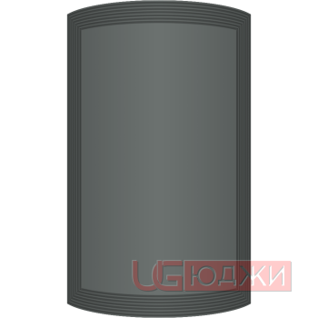 Фасад Эмаль Матовая 19мм Престиж Модерн 77 полукруглый R300 высота 357-716мм