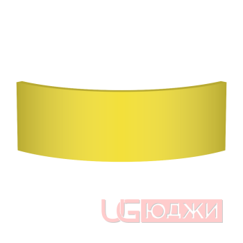 Цоколь полукруглый Эмаль Матовая R300х150мм