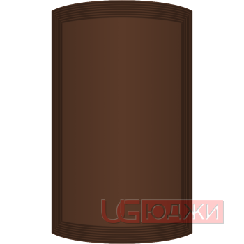 Фасад Эмаль Матовая 19мм Престиж Модерн 77 полукруглый R300 высота 357-716мм