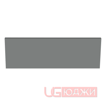 Цоколь прямой Эмаль Матовая 2300х150х19мм