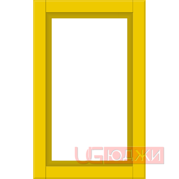 Фасад Эмаль Матовая 19мм Престиж Классика 67 Витрина