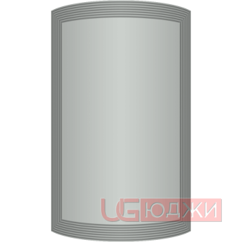 Фасад Эмаль Матовая 19мм Престиж Модерн 77 полукруглый R300 высота 717-916мм