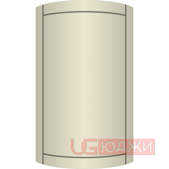 Фасад Эмаль Матовая 19мм Стандарт 6 полукруглый R300 высота 717-916мм