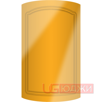 Фасад Эмаль Глянец 19мм Стандарт 3 полукруглый R300 высота 717-916мм