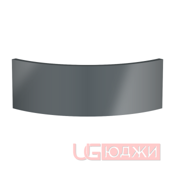 Цоколь полукруглый Эмаль Глянец R300х150мм
