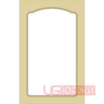 Фасад Эмаль Матовая 19мм Стандарт 3 Витрина