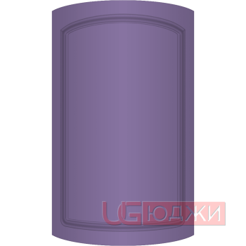 Фасад Эмаль Матовая 19мм Стандарт 11 полукруглый R300 высота 717-916мм