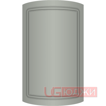 Фасад Эмаль Матовая 19мм Стандарт 1 полукруглый R300 высота 357-716мм