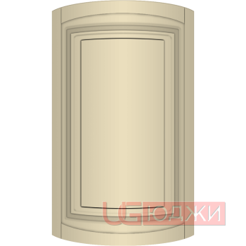 Фасад Эмаль Матовая 19мм Престиж Классика 66 полукруглый R300 высота 717-916мм