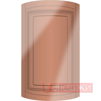 Фасад Эмаль Глянец 19мм Престиж Классика 66 полукруглый R300 высота 717-916мм