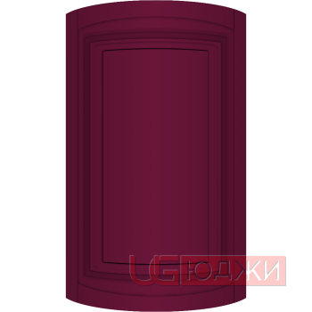 Фасад Эмаль Матовая 19мм Престиж Классика 66 полукруглый R300 высота 717-916мм