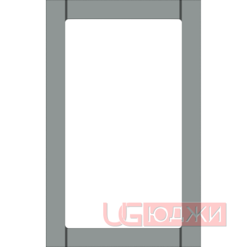 Фасад Эмаль Матовая 19мм Стандарт 6 Витрина