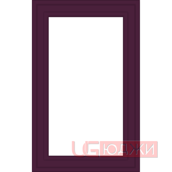 Фасад Эмаль Матовая 19мм Престиж Модерн 75 Витрина