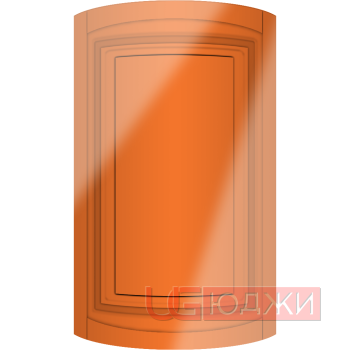 Фасад Эмаль Глянец 19мм Престиж Классика 66 полукруглый R300 высота 717-916мм