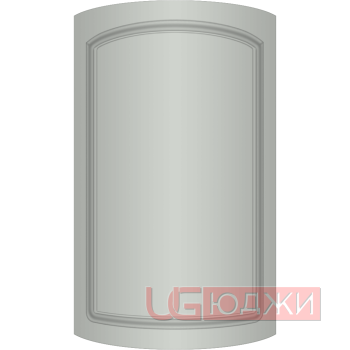 Фасад Эмаль Матовая 19мм Стандарт 11 полукруглый R300 высота 357-716мм