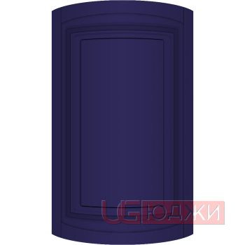 Фасад Эмаль Матовая 19мм Престиж Классика 66 полукруглый R300 высота 357-716мм