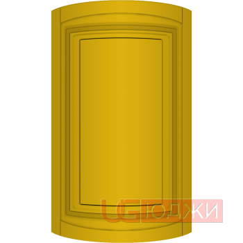 Фасад Эмаль Матовая 19мм Престиж Классика 66 полукруглый R300 высота 357-716мм