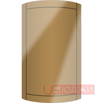 Фасад Эмаль Глянец 19мм Стандарт 6 полукруглый R300 высота 717-916мм