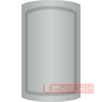 Фасад Эмаль Матовая 19мм Стандарт 11 полукруглый R300 высота 717-916мм