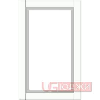 Фасад Эмаль Матовая 19мм Престиж Классика 67 Витрина