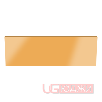 Цоколь прямой Эмаль Глянец 2300х150х19мм