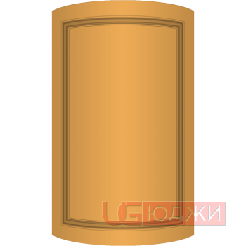 Фасад Эмаль Матовая 19мм Престиж Классика 73 полукруглый R300 высота 357-716мм