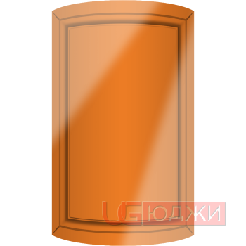 Фасад Эмаль Глянец 19мм Престиж Классика 71 полукруглый R300 высота 717-916мм