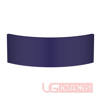 Цоколь полукруглый Эмаль Матовая R300х150мм