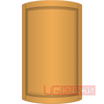 Фасад Эмаль Матовая 19мм Престиж Классика 67 полукруглый R300 высота 717-916мм