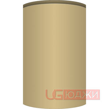 Фасад Эмаль Матовая 19мм Интегрированная ручка V1 полукруглый R300 высота 717-916мм