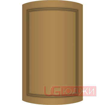 Фасад Эмаль Матовая 19мм Престиж Классика 73 полукруглый R300 высота 717-916мм