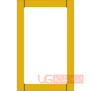 Фасад Эмаль Матовая 19мм Стандарт 6 Витрина