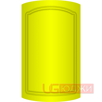 Фасад Эмаль Матовая 19мм Стандарт 3 полукруглый R300 высота 357-716мм