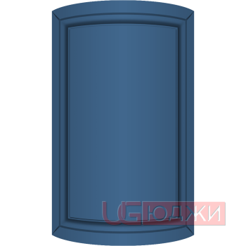 Фасад Эмаль Матовая 19мм Престиж Классика 71 полукруглый R300 высота 717-916мм