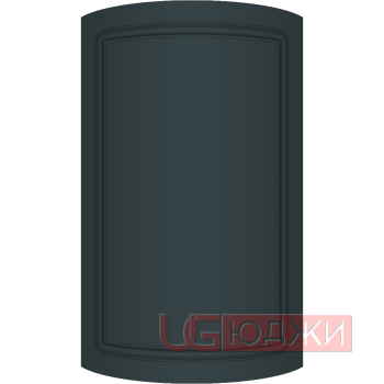 Фасад Эмаль Матовая 19мм Стандарт 1 полукруглый R300 высота 357-716мм