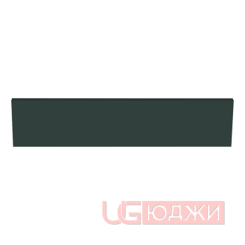 Цоколь прямой Эмаль Матовая 2300х100х19мм