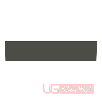 Цоколь прямой Эмаль Матовая 2300х100х19мм