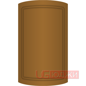 Фасад Эмаль Матовая 19мм Стандарт 1 полукруглый R300 высота 717-916мм