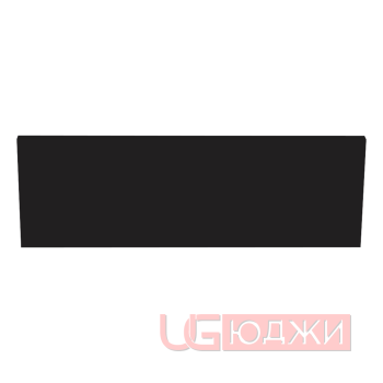 Цоколь прямой Эмаль Матовая 2300х150х19мм