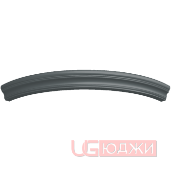 Карниз верхний полукруглый Эмаль Матовая R300х60мм