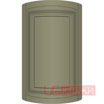 Фасад Эмаль Матовая 19мм Престиж Классика 66 полукруглый R300 высота 357-716мм