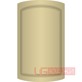 Фасад Эмаль Матовая 19мм Стандарт 11 полукруглый R300 высота 717-916мм