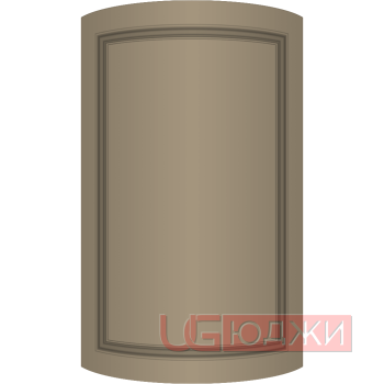 Фасад Эмаль Матовая 19мм Престиж Классика 73 полукруглый R300 высота 717-916мм