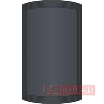 Фасад Эмаль Матовая 19мм Престиж Модерн 77 полукруглый R300 высота 357-716мм