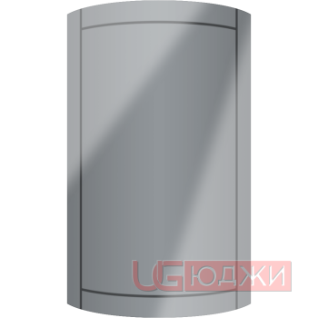 Фасад Эмаль Глянец 19мм Стандарт 6 полукруглый R300 высота 717-916мм