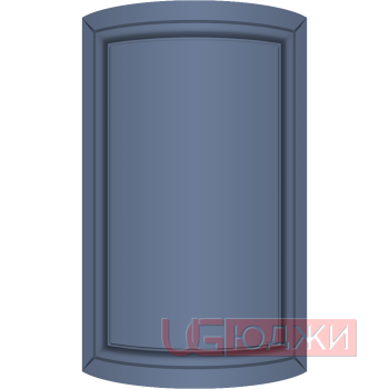 Фасад Эмаль Матовая 19мм Престиж Классика 71 полукруглый R300 высота 717-916мм