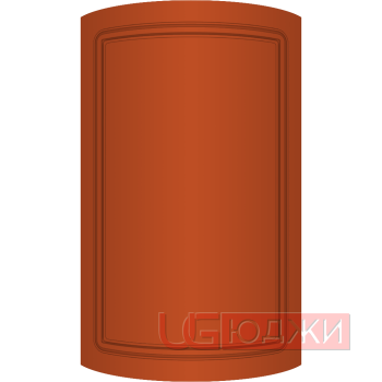 Фасад Эмаль Матовая 19мм Стандарт 1 полукруглый R300 высота 717-916мм