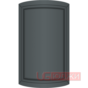 Фасад Эмаль Матовая 19мм Престиж Классика 71 полукруглый R300 высота 357-716мм