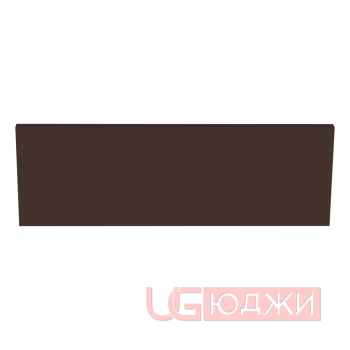 Цоколь прямой Эмаль Матовая 2300х150х19мм