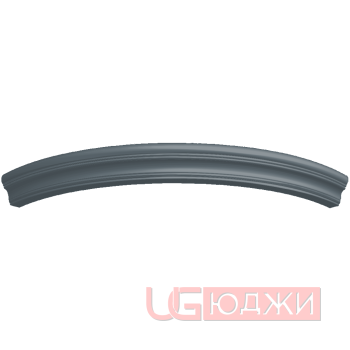 Карниз верхний прямой Эмаль Матовая 2400х60х80мм